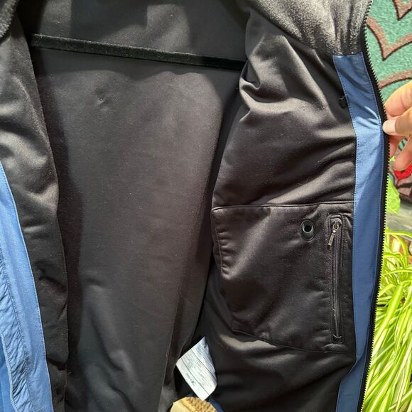 Vintage Spyder X Samuel Adams Blue Full Zip Insulated Ski Jacket XL - Picture 10 of 12